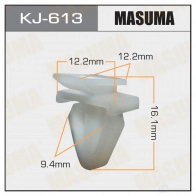 Клипса пластиковая MASUMA 1422885827 KJ-613 PB33V 1