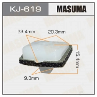 Клипса пластиковая MASUMA 1422885942 KX0 2T KJ-619
