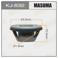 Клипса пластиковая MASUMA 1422885931 HSQ J5 KJ-632