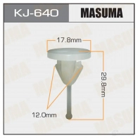 Клипса пластиковая MASUMA 1422885904 7QVZ JM KJ-640