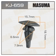 Клипса пластиковая MASUMA 1422885909 KJ-659 7B QC3C