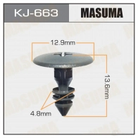 Клипса пластиковая MASUMA KJ-663 IL 1ARMH 1422885905