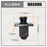 Клипса пластиковая MASUMA 1422887027 H0FT F2R KJ-664