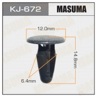 Клипса пластиковая MASUMA IJZU AE KJ-672 1422885858