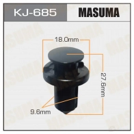 Клипса пластиковая MASUMA Y 2727 KJ-685 1422885846