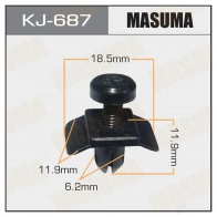 Клипса пластиковая MASUMA KJ-687 1422887023 LRD69S 4