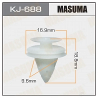 Клипса пластиковая MASUMA 1422885844 KJ-688 S VQJI