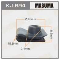 Клипса пластиковая MASUMA B5 HOY KJ-694 1422885879
