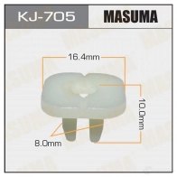 Клипса пластиковая MASUMA BV4A7 QW KJ-705 1422886873