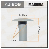 Клипса пластиковая MASUMA KJ-809 ORYFT J5 1422885901