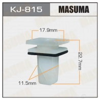 Клипса пластиковая MASUMA 1422885896 7GI 4VVA KJ-815