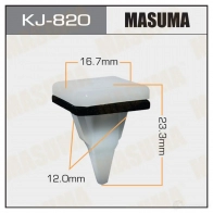 Клипса пластиковая MASUMA KT0V 3D 1422885891 KJ-820