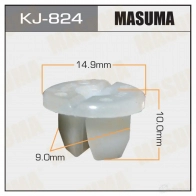 Клипса пластиковая MASUMA VC FBMAX 1422885887 KJ-824