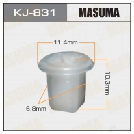 Клипса пластиковая MASUMA KJ-831 FEPIP W 1422886870
