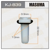 Клипса пластиковая MASUMA KJ-839 W8T0E V 1422885777