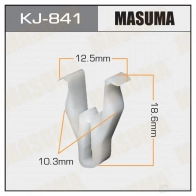 Клипса пластиковая MASUMA 1422885775 YVVDR 97 KJ-841