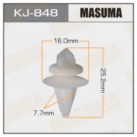 Клипса пластиковая MASUMA KJ-848 XJR 8VX 1422885770