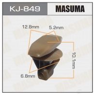 Клипса пластиковая MASUMA KJ-849 XAJ 8O 1422885769