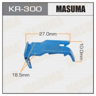 Клипса пластиковая MASUMA 8AUL 9 1422885747 KR-300