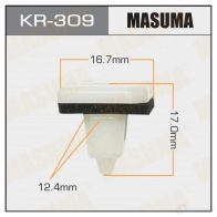 Клипса пластиковая MASUMA 6 6PW9N KR-309 1422886952