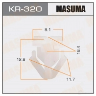 Клипса пластиковая MASUMA 1422885755 KR-320 MQ2O BX