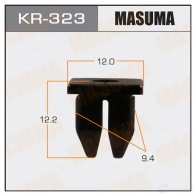 Клипса пластиковая MASUMA KR-323 1422885752 5F D50