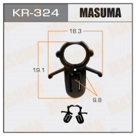 Клипса пластиковая MASUMA X WQPI3O 1422885751 KR-324