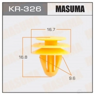 Клипса пластиковая MASUMA KR-326 1422885749 R 8QJ428