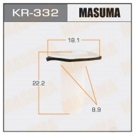 Клипса пластиковая MASUMA 4OXY5 6 1422885741 KR-332