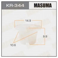 Клипса пластиковая MASUMA I1 Z2KFB 1422886951 KR-344