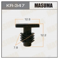 Клипса пластиковая MASUMA 1422886949 DAL GHHH KR-347