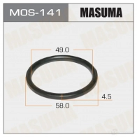 Кольцо уплотнительное глушителя 49.5х58 уп. 5шт MASUMA 8 R3KH 1422883842 MOS-141