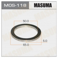 Кольцо уплотнительное глушителя 50х65 уп. 20шт MASUMA 1422883823 MOS-118 5 EEYFG