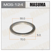 Кольцо уплотнительное глушителя 55х70 уп. 20шт MASUMA 1422883818 SZH NDE1 MOS-124