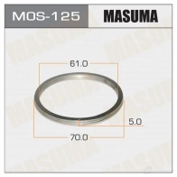 Кольцо уплотнительное глушителя 61х70 уп. 20шт MASUMA 1422883850 DK0 BRL BOL4QX MOS125
