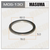 Кольцо уплотнительное глушителя 62х78 уп. 20шт MASUMA 1422883814 MOS-130 KEIG K