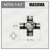 Крестовина вала карданного 27x81.75 MASUMA QV PZ6B9 MTN-147 1422881550