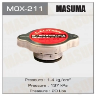 Крышка радиатора 1.4 kg/cm2 MASUMA 1422883751 MOX-211 N EY05