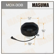 Крышка топливного бака MASUMA C5JZ A MOX-308 1439698547