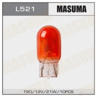 Лампа W21W (W3x16d, T20) 12V 21W ORANGE одноконтактная MASUMA L521 Nissan Skyline (R34) 10 1998 – 2001 9X BBV