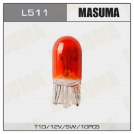 Лампа WY5W (W2.1x9.5d, T10) 12V 5W ORANGE MASUMA L511 Bmw 5 (E60) 5 Седан 3.0 535 d 272 л.с. 2004 – 2010 UZA TU