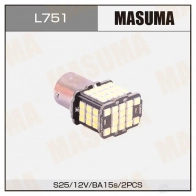 Лампы P21W (BA15s, S25) 12V 21W (LED) одноконтактные MASUMA 6 UL8TL L751 1439694020