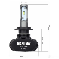 Лампы светодиодные LED H7 18W 6000K 4000Lm PX26d (серия S1) MASUMA 1422883780 L670 ZLC9A 9 - Изображение 2