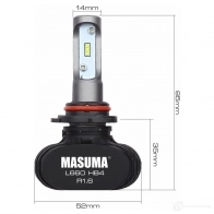 Лампы светодиодные LED HB4 18W 6000K 4000Lm P22d (серия S1) MASUMA L660 49Q 7Y 1422883781 - Изображение 2