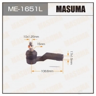 Наконечник рулевой MASUMA ME-1651L 4560116681501 1422882635 3B4UMJ Y
