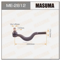 Наконечник рулевой MASUMA 4560116680283 C0 VDCH3 ME-2812 1422882629