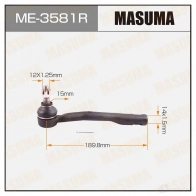 Наконечник рулевой MASUMA 1422882733 ME-3581R Y KT0M 4560116682270