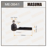 Наконечник рулевой MASUMA ME-3841 4560116681419 1422882460 U N57N4
