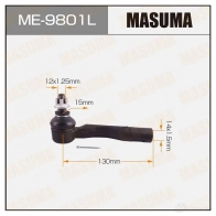 Наконечник рулевой MASUMA ME-9801L O4 MWD3 4560116680481 1422882552