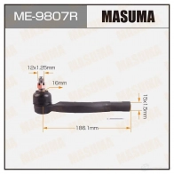 Наконечник рулевой MASUMA 4560116681860 1422882544 V OXH5 ME-9807R
